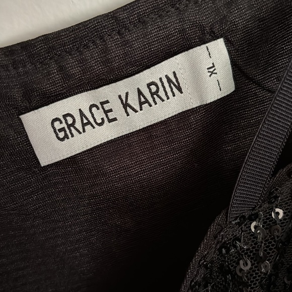 Black sequin top - Picture 3 of 3